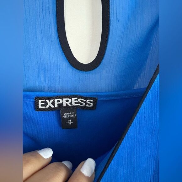 Express Blue Dress - Picture 5 of 12